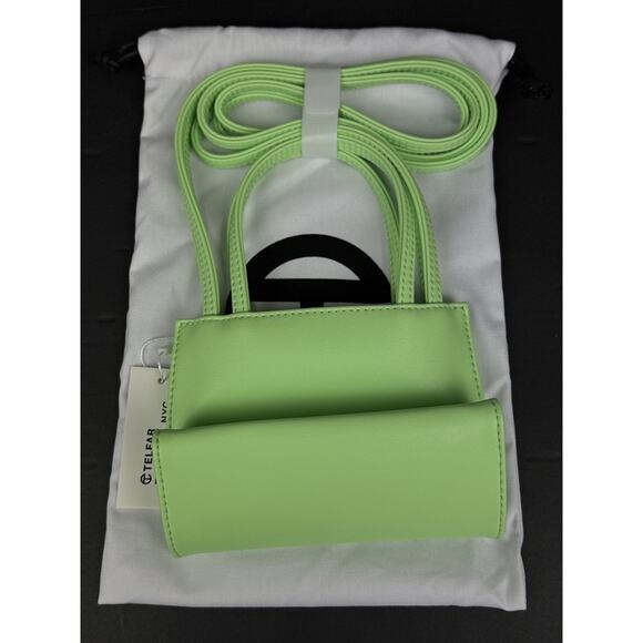 Telfar Small Shopping Bag Double Mint Vegan Leather - Picture 3 of 7